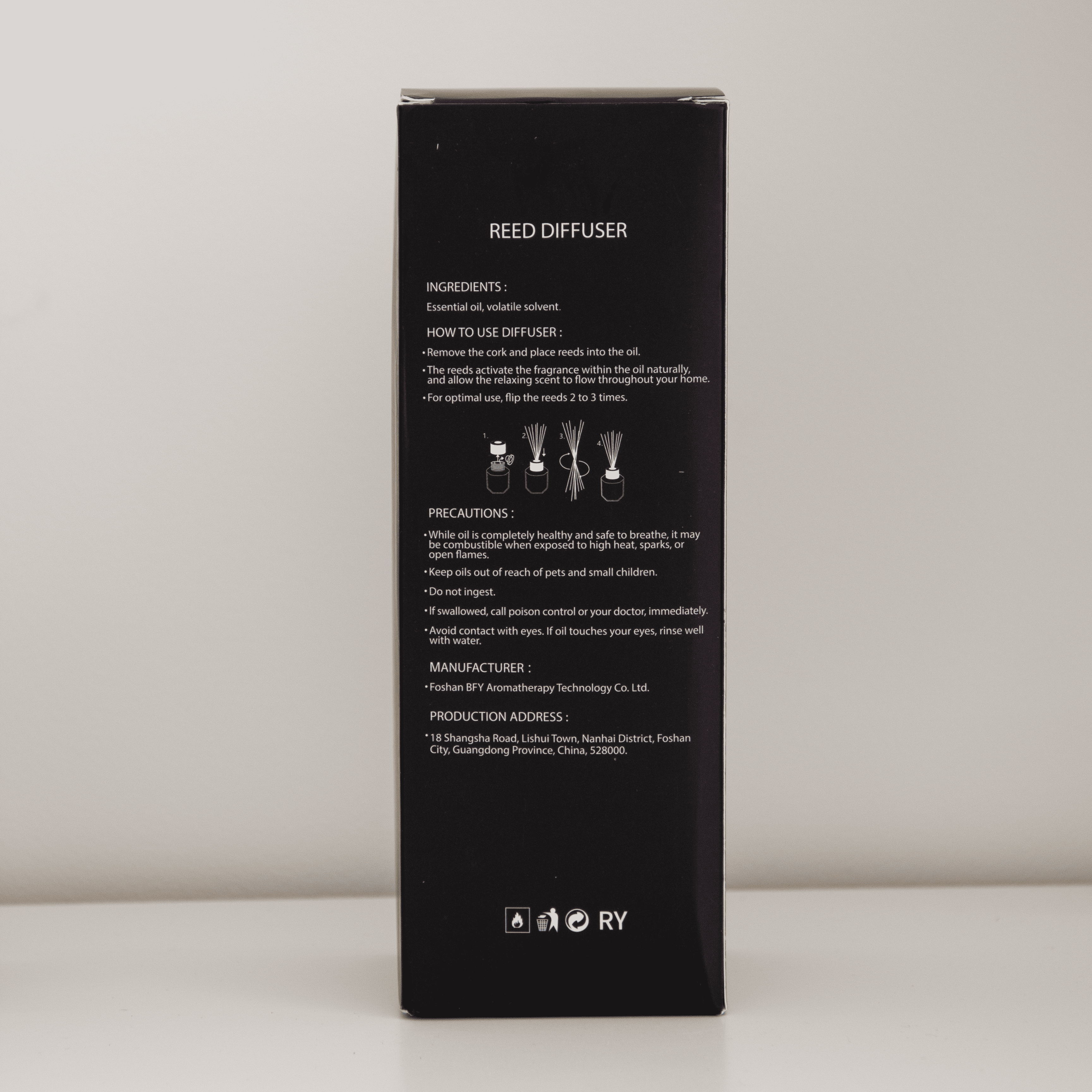 Diffuseur de Parfum d’Ambiance – 120 ml avec Bâtonnets