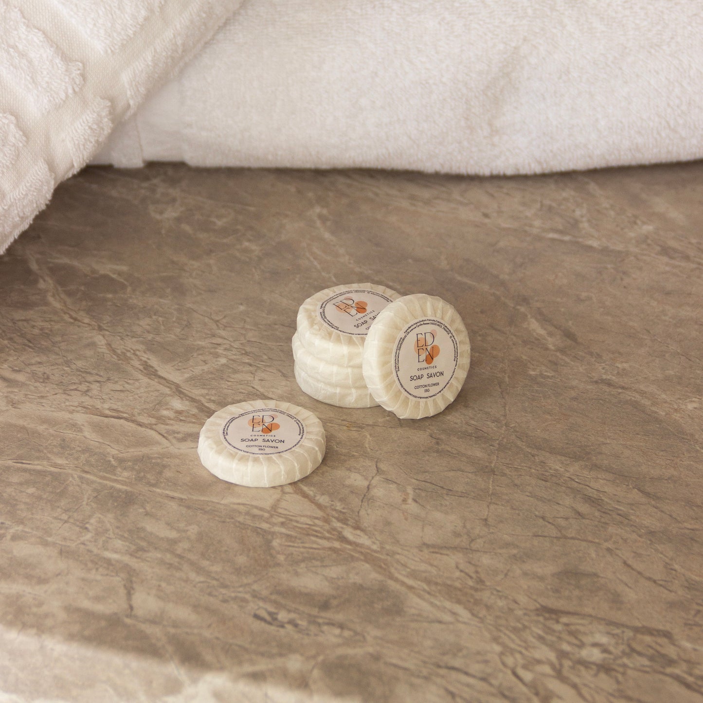 Savonnette ronde 15g - Carton de 100