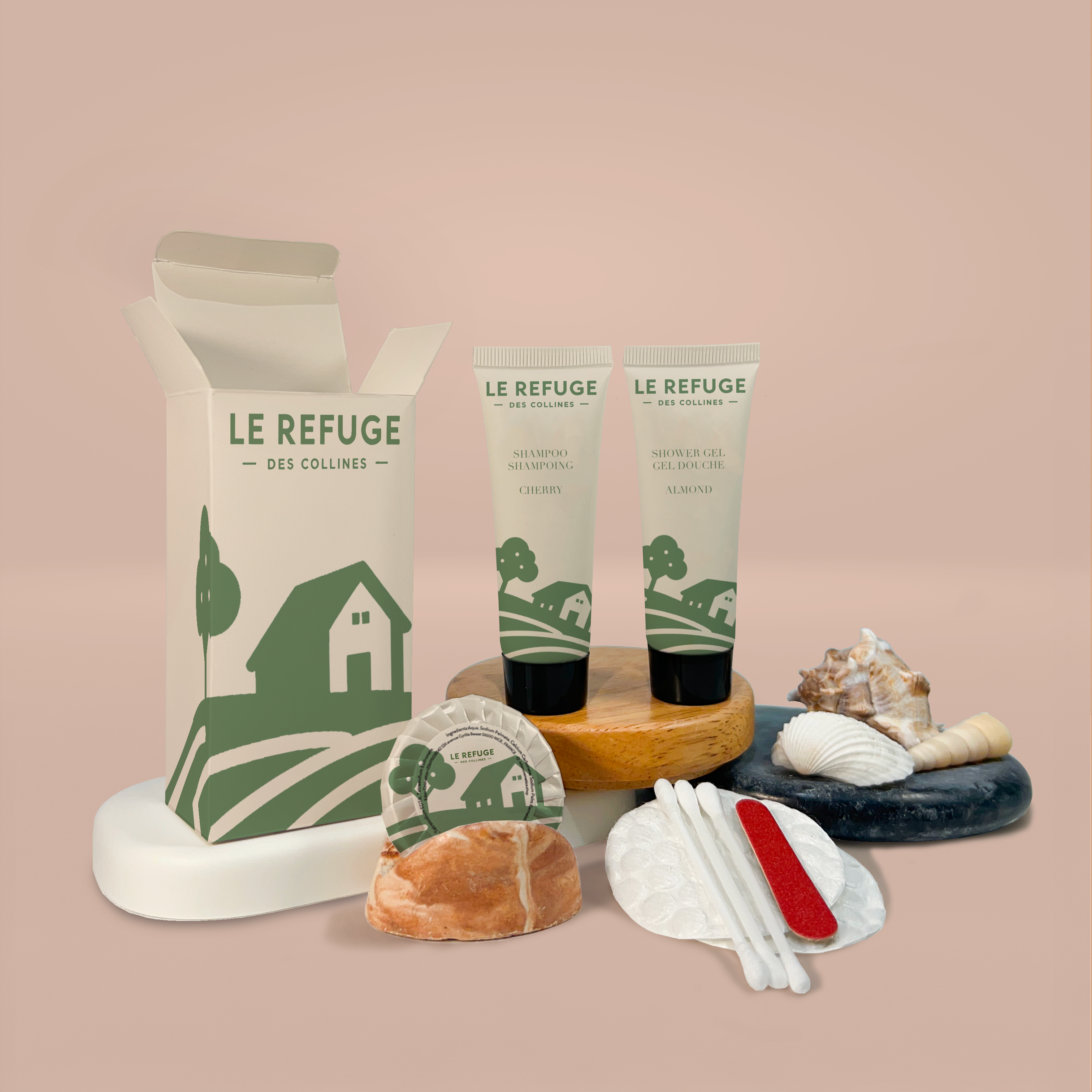 Kit d'accueil salle de bain personnalisable